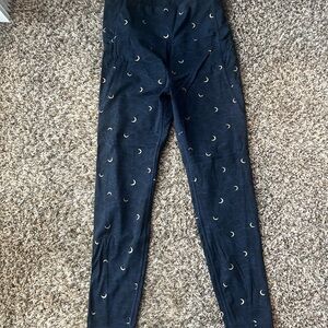 Kids Navy Moon Print Leggings